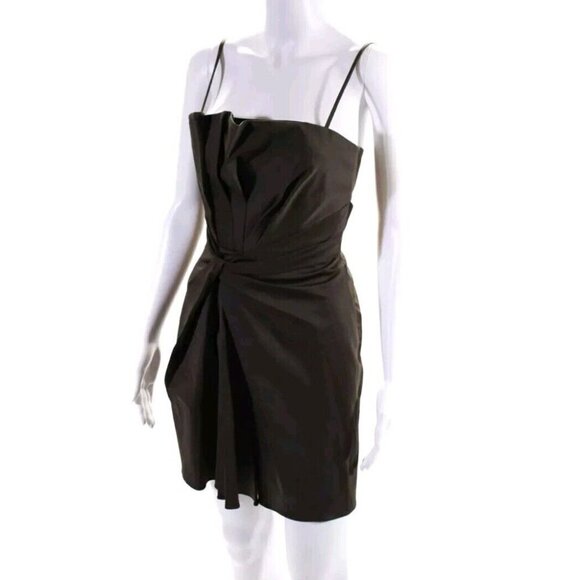 Cynthia Cynthia Steffe Ruffle Rouched Party Cocktail Dress Sz XS? - Picture 2 of 4